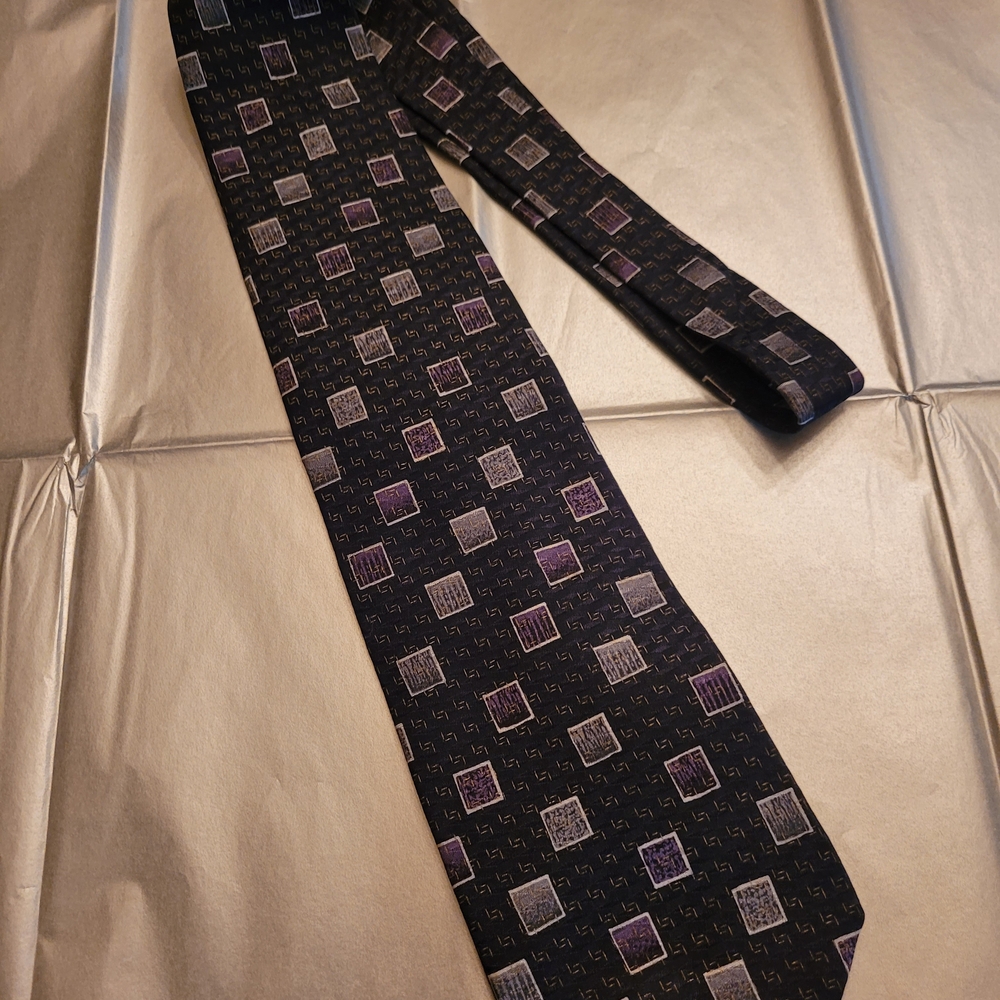 Bradstreet by Arrow Blue, Grey and Purple Men's Tie